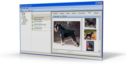 Breeding Master: Easy and powerful breeding software. Main window screenshot
